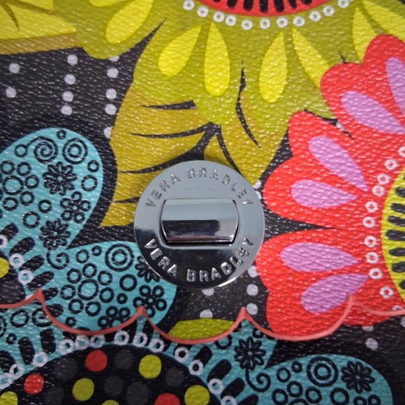 Vera Bradley Colorful Women's 8" X 6" X 3" Floral Crossbody Bag Adjustable - Picture 11 of 16